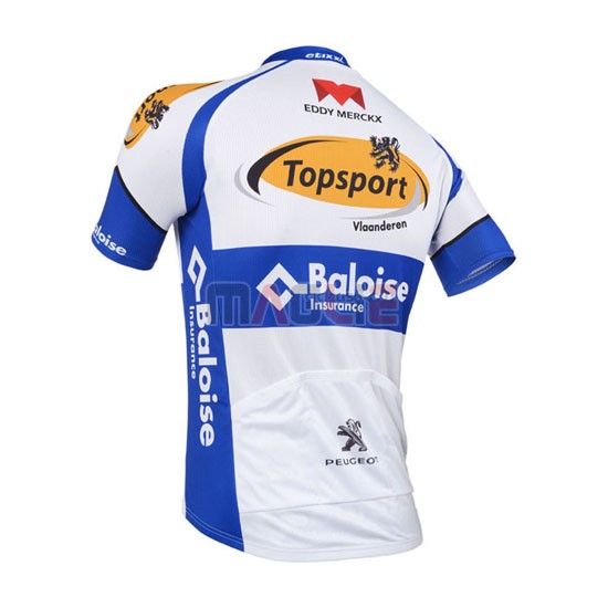 Maglia Topsport manica corta 2013 bianco e celeste