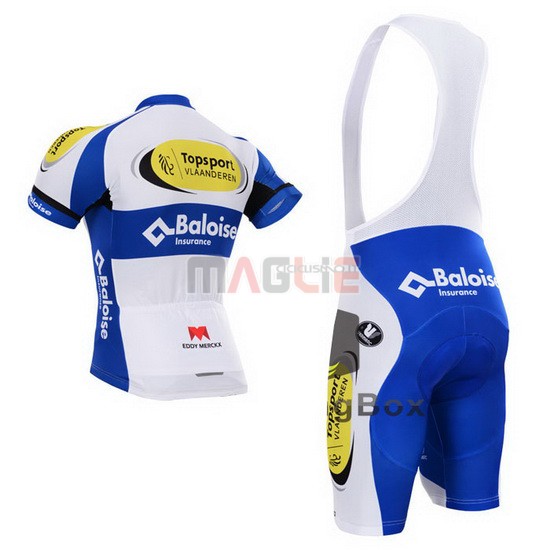 Maglia Topsport manica corta 2015 bianco e celeste