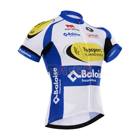 Maglia Topsport manica corta 2015 bianco e celeste