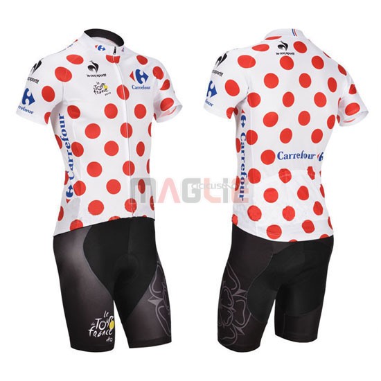 Maglia Tour de France manica corta 2014 bianco e rosso