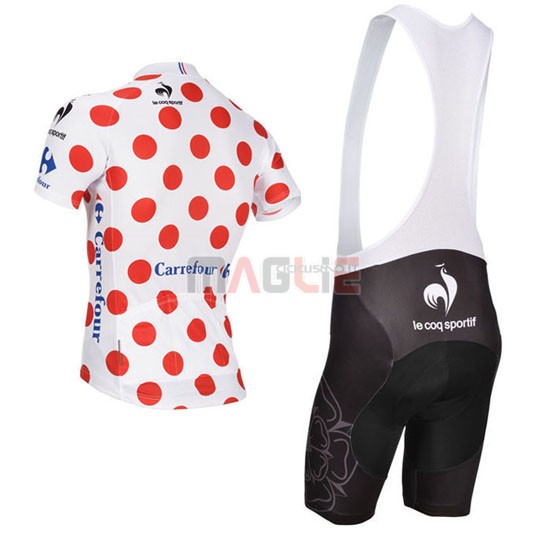 Maglia Tour de France manica corta 2014 bianco e rosso