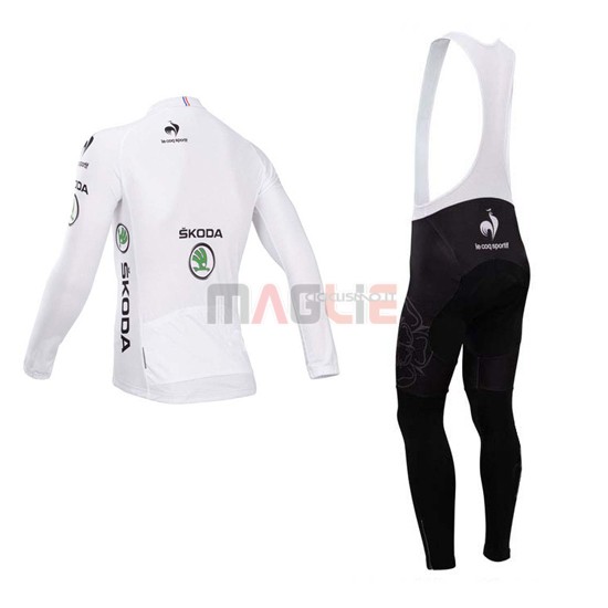 Maglia Tour de France manica lunga 2014 bianco