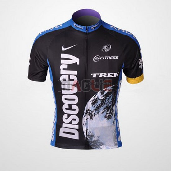 Maglia Trek manica corta 2007 nero e blu