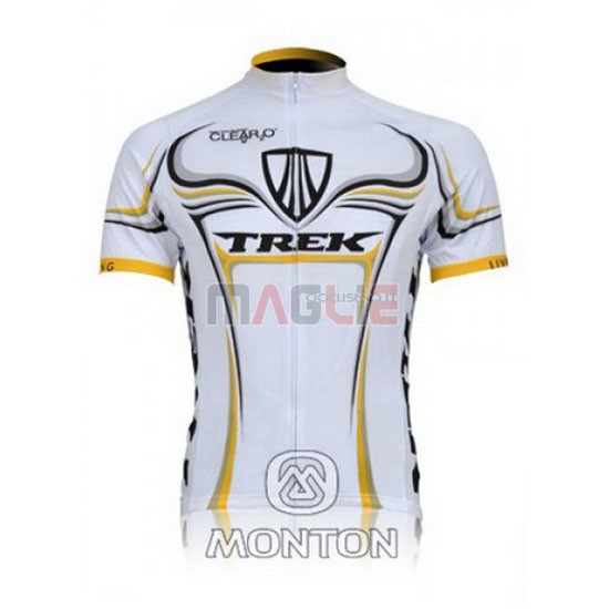 Maglia Trek manica corta 2009 nero e bianco
