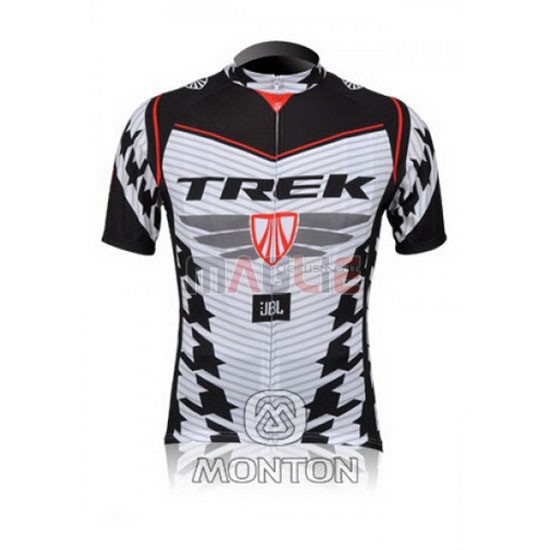 Maglia Trek manica corta 2010 nero e bianco