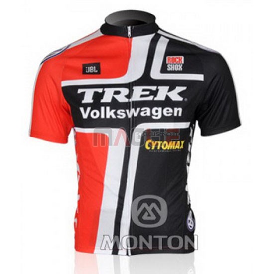Maglia Trek manica corta 2010 nero e rosso