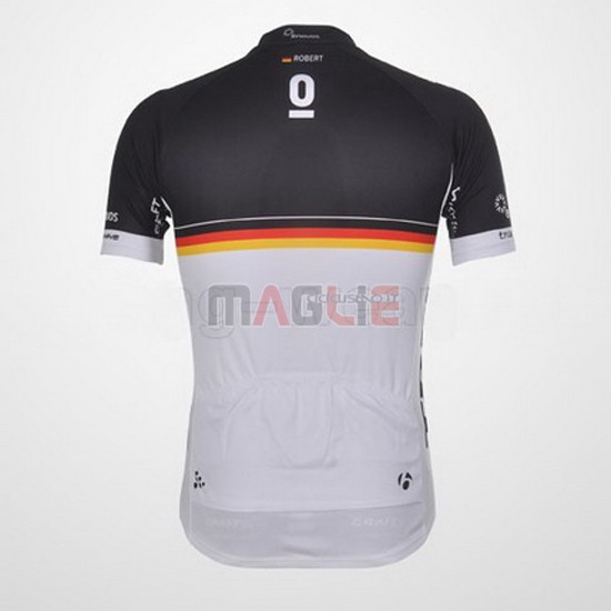 Maglia Trek manica corta 2011 bianco e nero