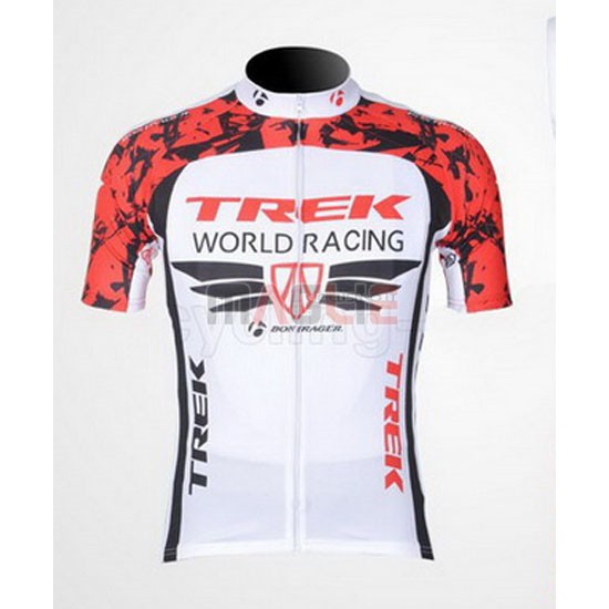 Maglia Trek manica corta 2011 bianco e rosso