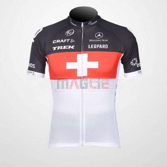 Maglia Trek manica corta 2011 nero e arancione