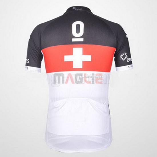 Maglia Trek manica corta 2011 nero e arancione