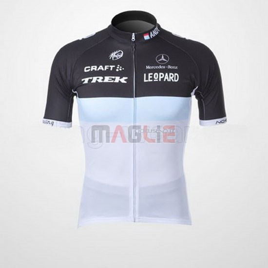 Maglia Trek manica corta 2011 nero e bianco