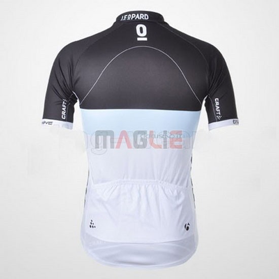 Maglia Trek manica corta 2011 nero e bianco
