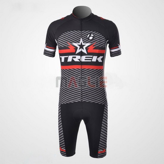 Maglia Trek manica corta 2011 nero e rosso