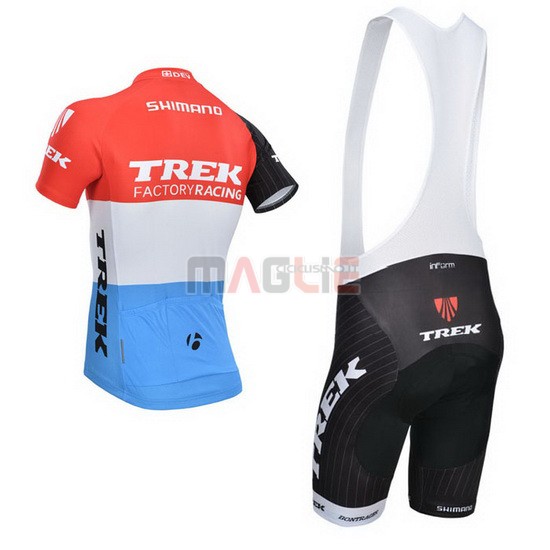 Maglia Trek manica corta 2014 arancione e bianco