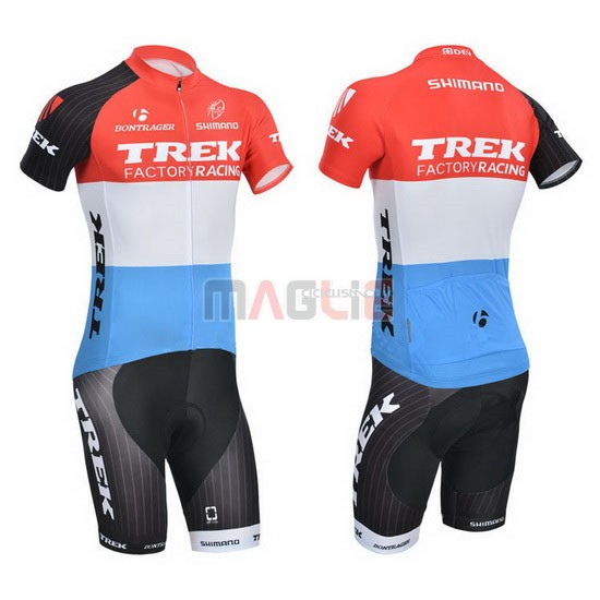 Maglia Trek manica corta 2014 arancione e bianco