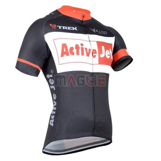 Maglia Trek manica corta 2014 nero e arancione