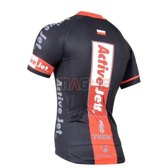 Maglia Trek manica corta 2014 nero e arancione