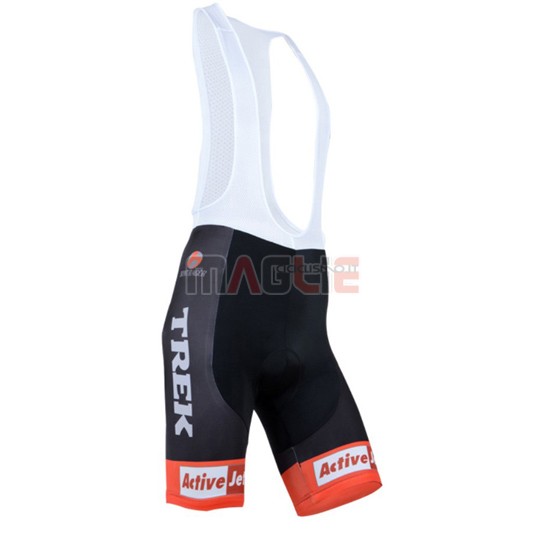 Maglia Trek manica corta 2014 nero e arancione