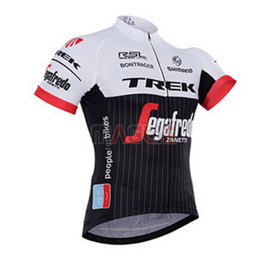 Maglia Trek manica corta 2016 bianco e rosso - Clicca l'immagine per chiudere