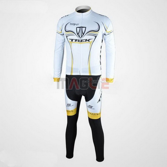 Maglia Trek manica lunga 2009 nero e bianco