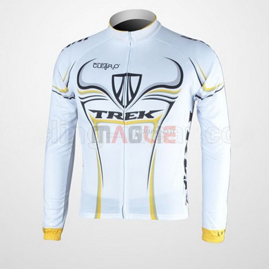 Maglia Trek manica lunga 2009 nero e bianco