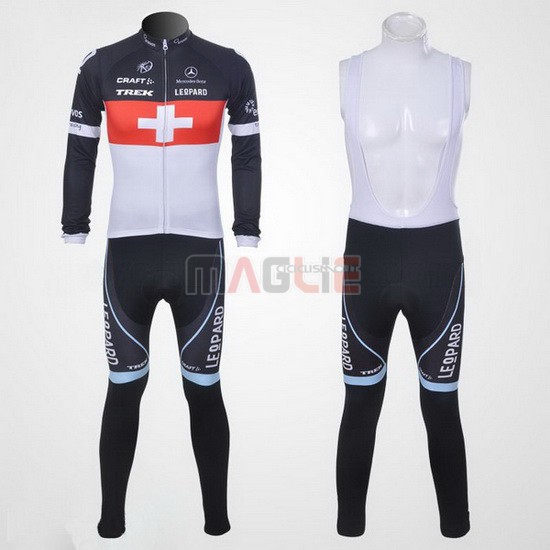Maglia Trek manica lunga 2011 nero e arancione