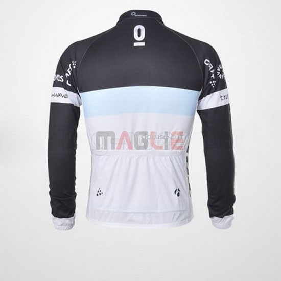 Maglia Trek manica lunga 2011 nero e bianco