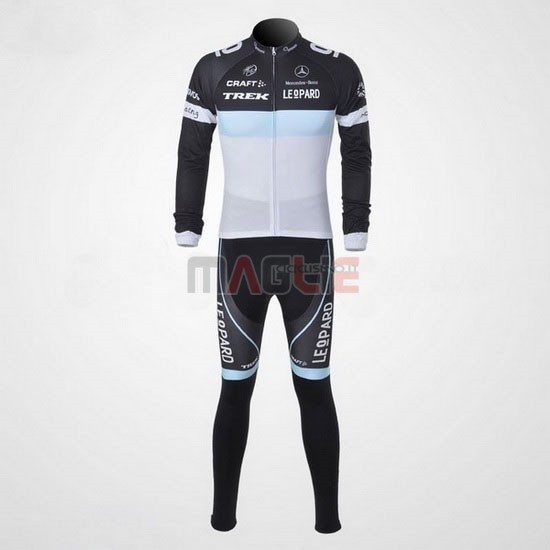 Maglia Trek manica lunga 2011 nero e bianco