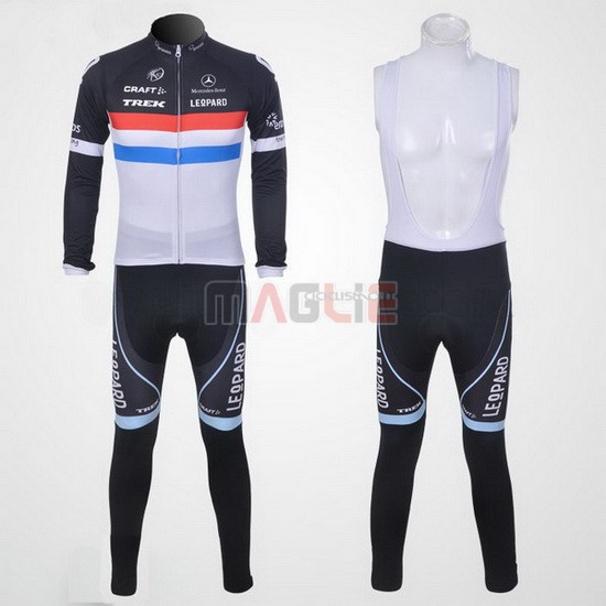 Maglia Trek manica lunga 2011 nero e blu