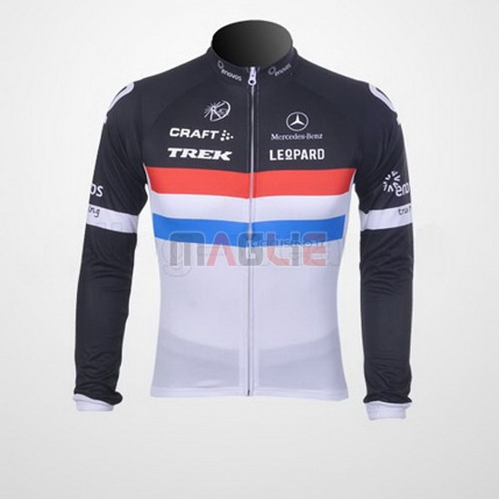 Maglia Trek manica lunga 2011 nero e blu