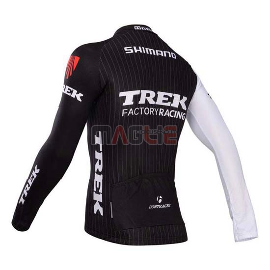 Maglia Trek manica lunga 2014 nero e bianco