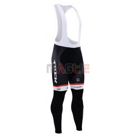 Maglia Trek manica lunga 2015 bianco e nero