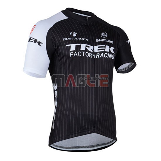 Maglia Trek manica corta 2015 bianco e nero - Clicca l'immagine per chiudere