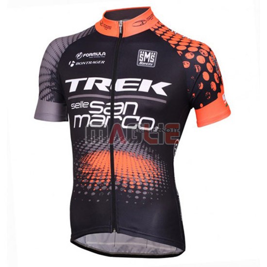 Maglia Trek manica corta 2016 arancione e nero