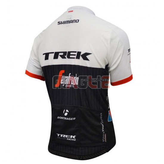 Maglia Trek manica corta 2016 bianco e nero - Clicca l'immagine per chiudere