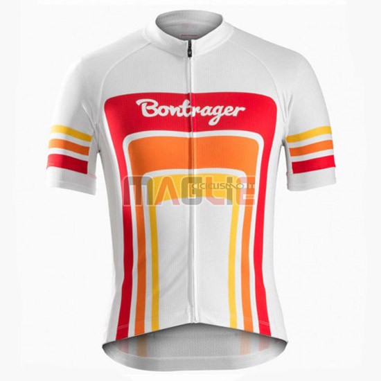 Maglia Trek manica corta 2016 bianco e rosso