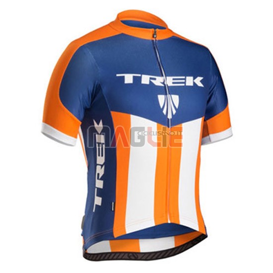 Maglia Trek manica corta 2016 blu e arancione