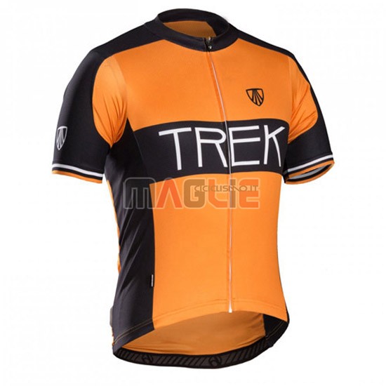 Maglia Trek manica corta 2016 nero e arancione