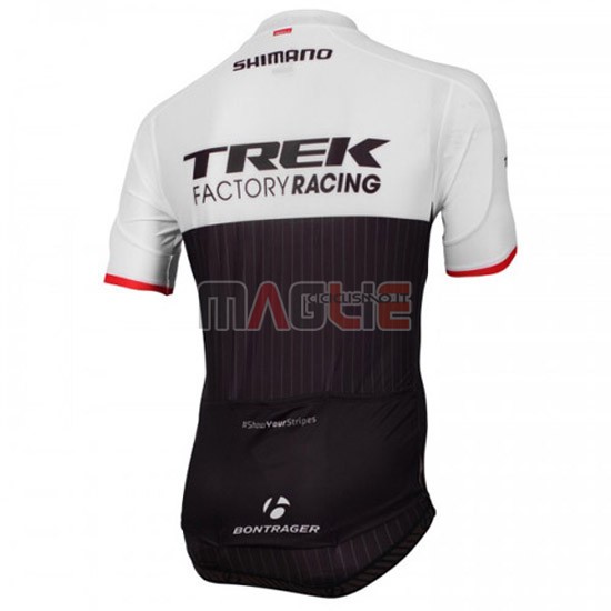 Maglia Trek manica corta 2016 nero e bianco - Clicca l'immagine per chiudere