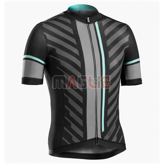 Maglia Trek manica corta 2016 nero e grigio