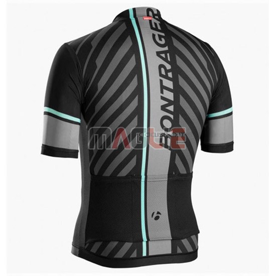 Maglia Trek manica corta 2016 nero e grigio