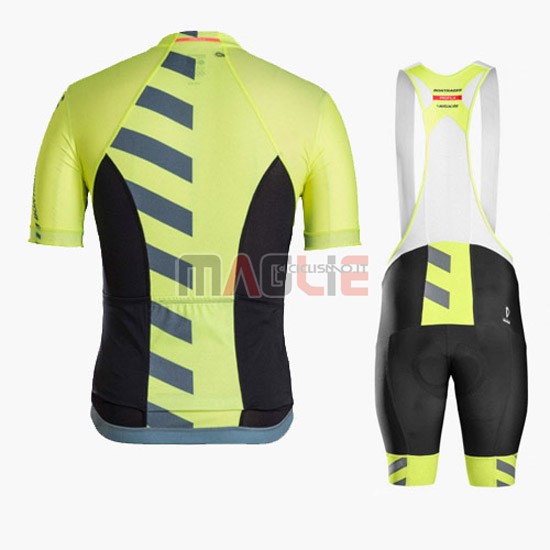 Maglia Trek manica corta 2016 nero e verde