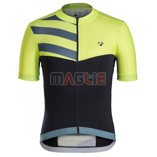 Maglia Trek manica corta 2016 nero e verde