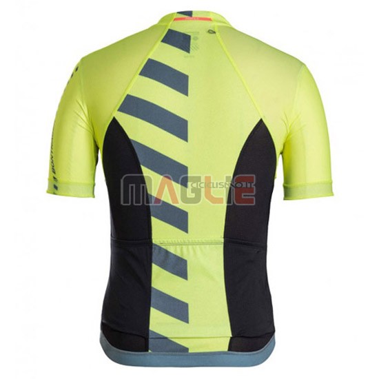 Maglia Trek manica corta 2016 nero e verde