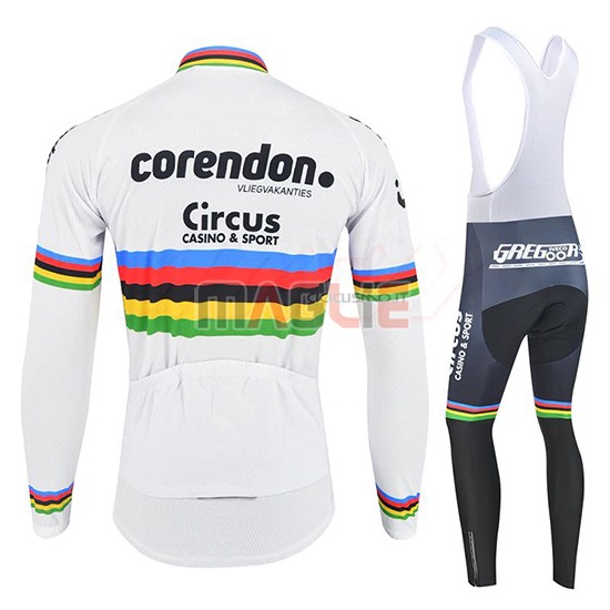 Maglia UCI Mondo Campione Corendon Circus Manica Lunga 2019