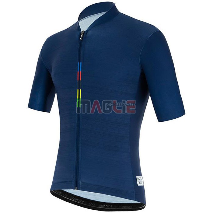 Maglia UCI Manica Corta 2020 Scuro Blu