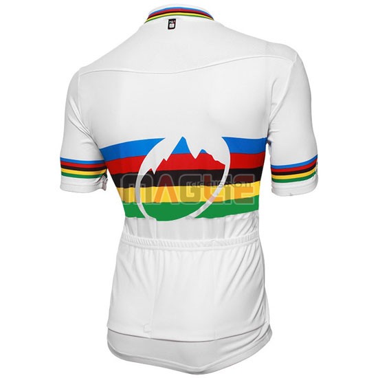 Maglia UCI manica corta 2016 bianco e blu - Clicca l'immagine per chiudere