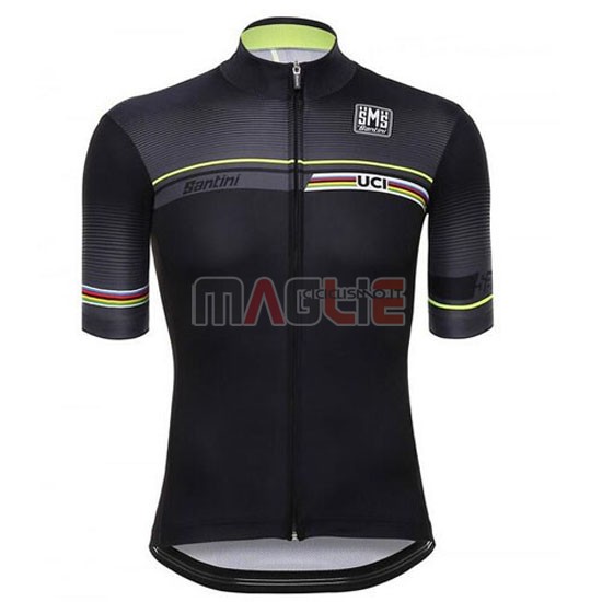 Maglia UCI manica corta 2016 nero - Clicca l'immagine per chiudere