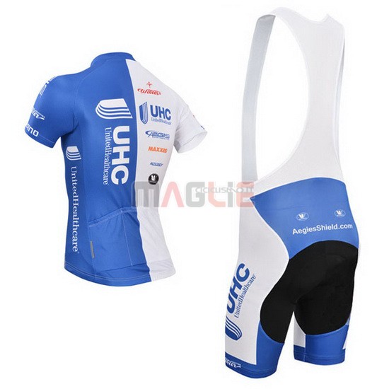 Maglia Uhc manica corta 2014 bianco e celeste