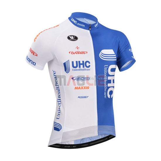 Maglia Uhc manica corta 2014 bianco e celeste - Clicca l'immagine per chiudere